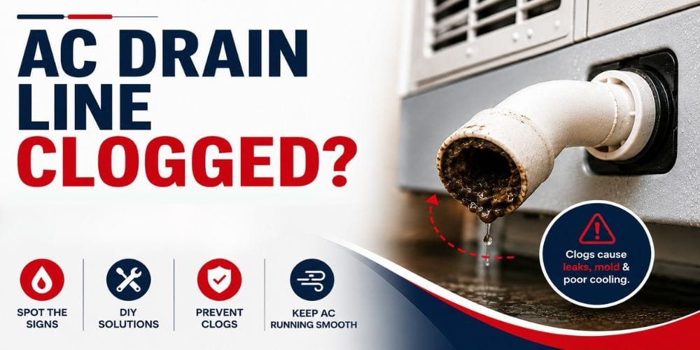 Clogged AC Drain Line: Causes, Fixes & Prevention Guide