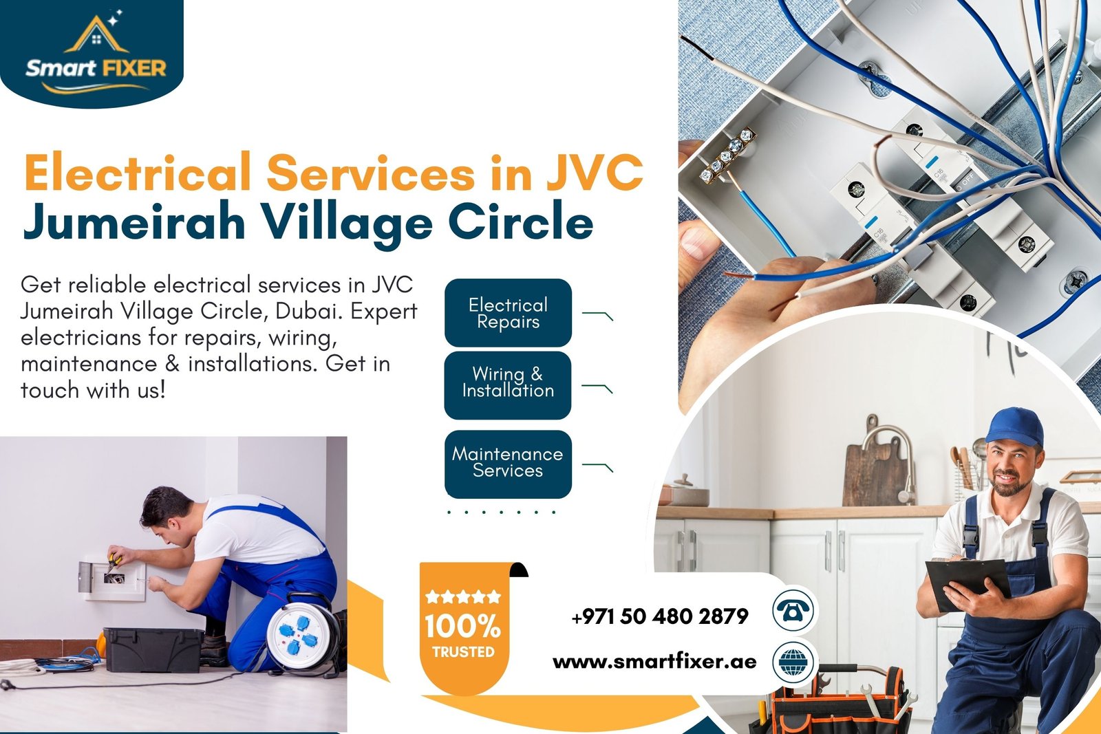 Electrical Services in JVC Jumeirah Village Circle - Smart Fixer