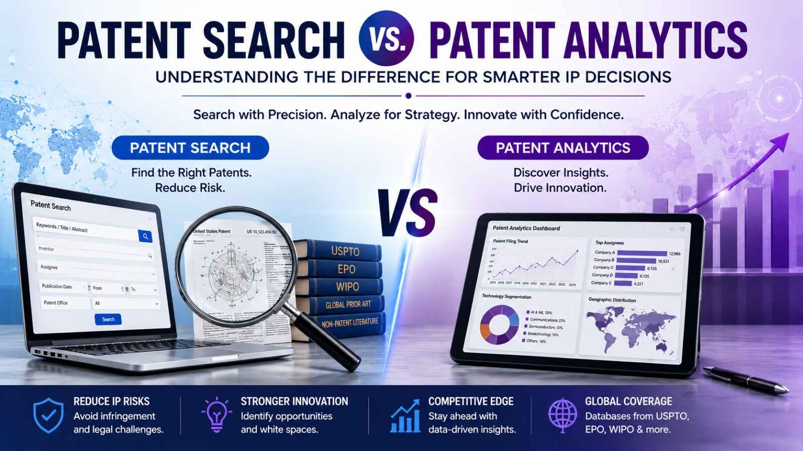 Patent Search vs Patent Analytics: Key Differences