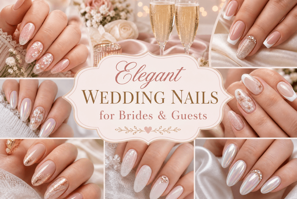 10 Elegant Wedding Nail Ideas & Trends | LA Nail Supplies - Blog | LA Nail Supplies