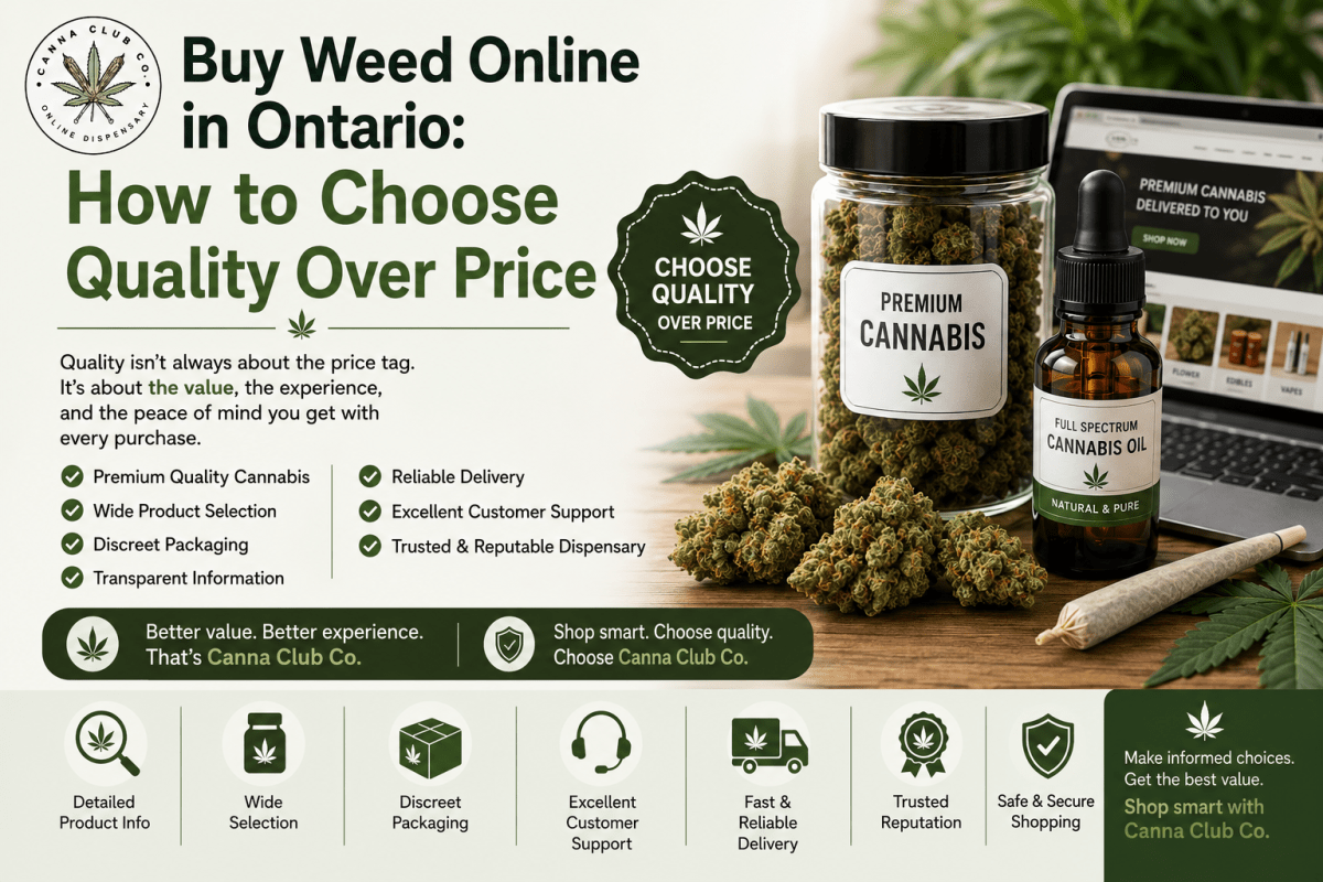 Buy Weed Online in Ontario: How to Choose Quality Over Price