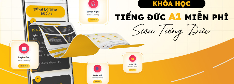 Tiếng Đức A1 Siêu Tiếng Đức Cover Image