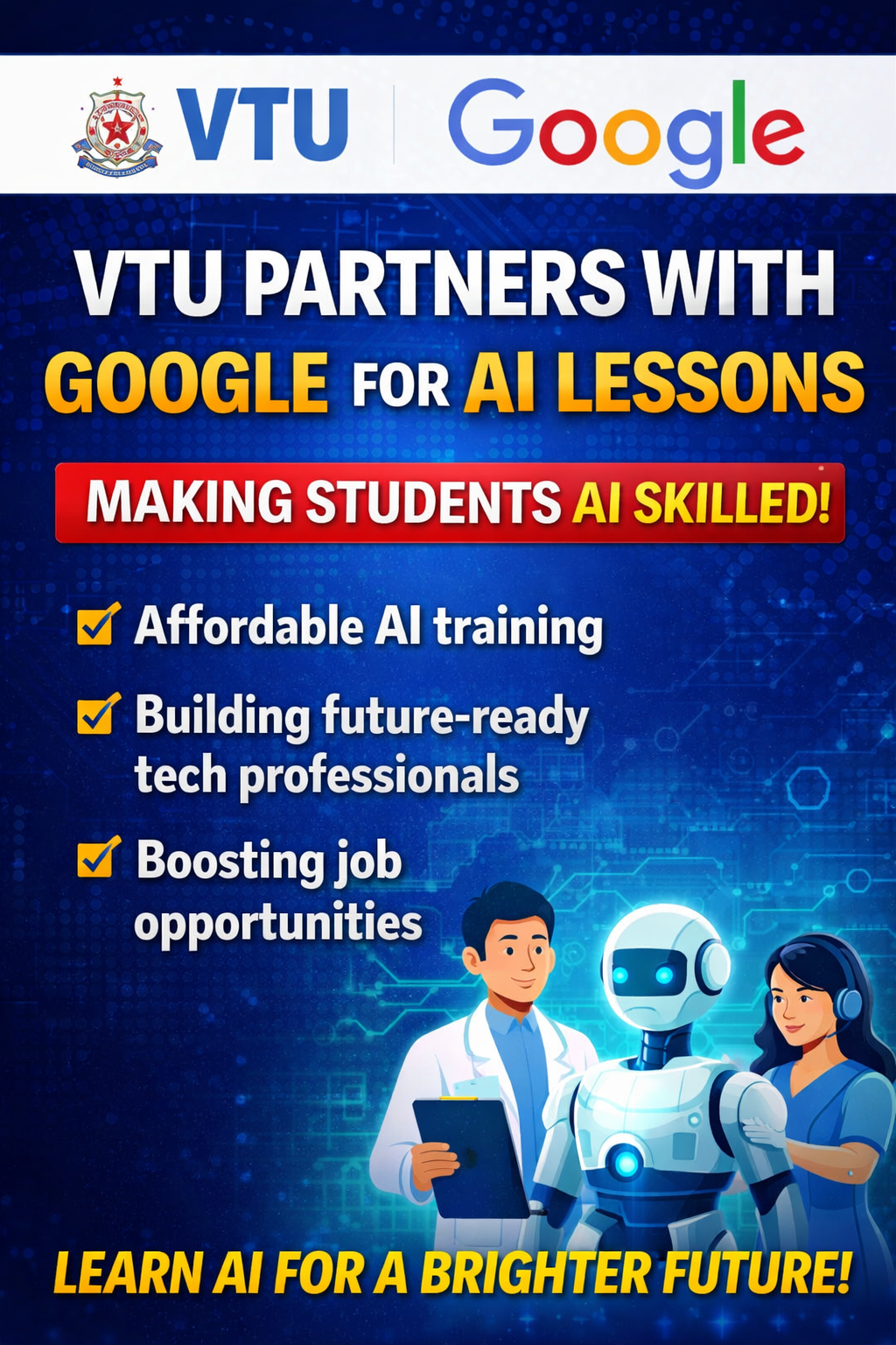 A Landmark Collaboration for Future‑Ready Education (VTU Partners with Google)