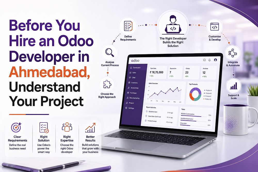 Before You Hire an Odoo Developer in Ahmedabad, Understand Your Project