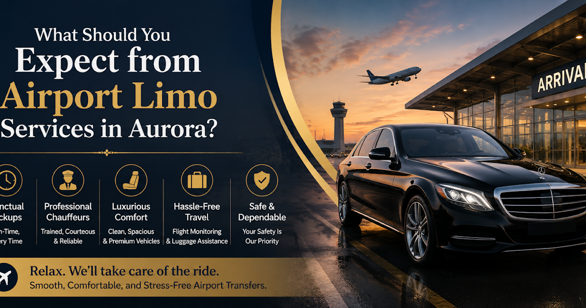 What Should You Expect from Airport Limo Services in Aurora?