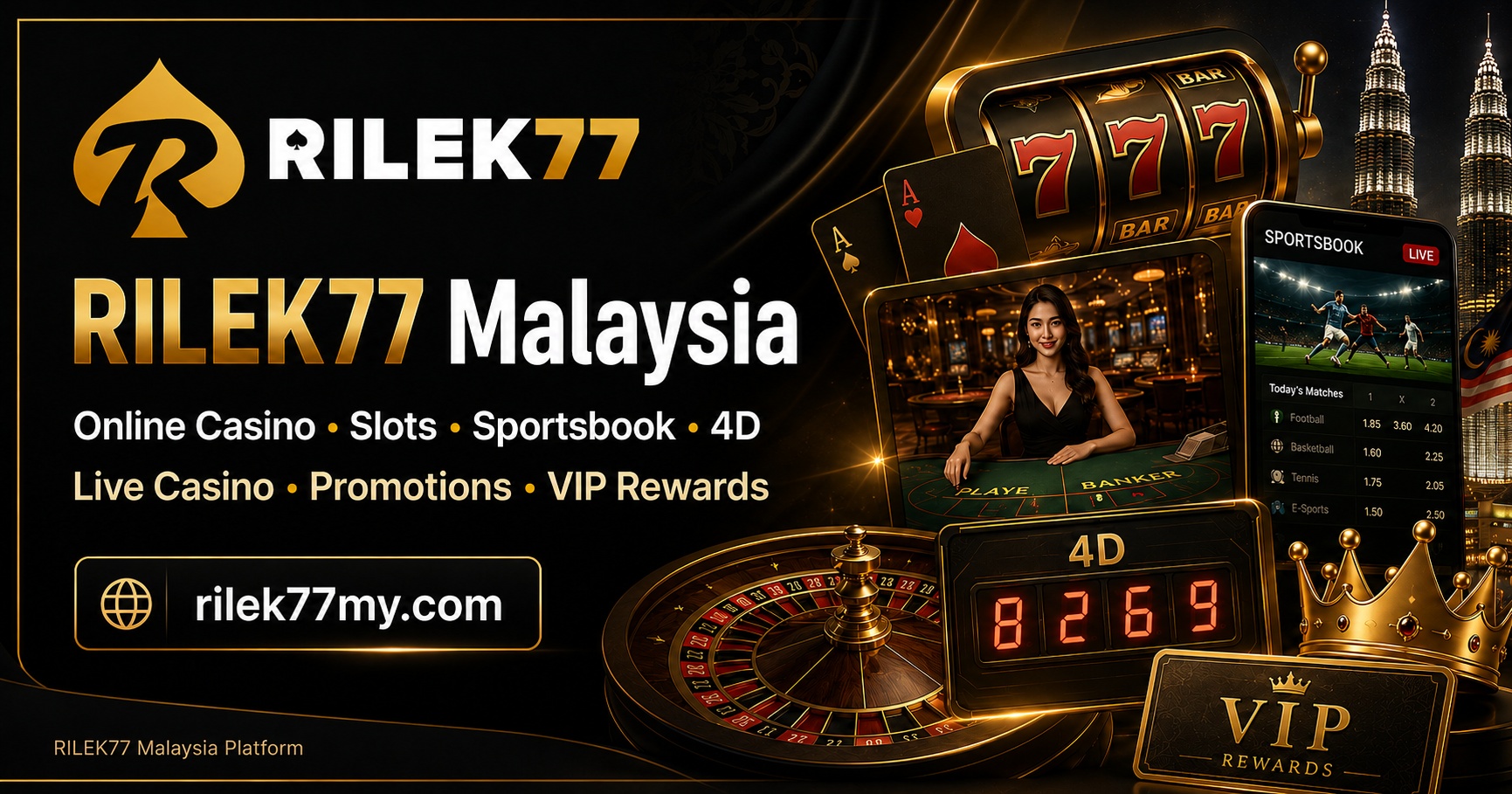 RILEK77 Malaysia | Online Casino, Slots, Sportsbook & 4D