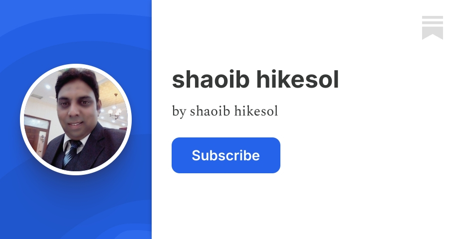 shaoib hikesol | Substack