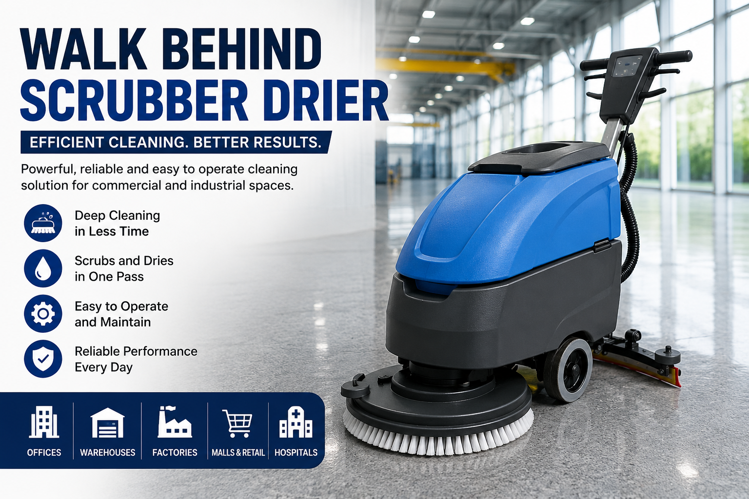 Whizolosophy | Walk Behind Scrubber Drier in Mumbai for Efficient Floor Cleaning