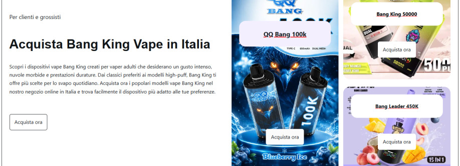 Acquista Bang King Vape in Italia Cover Image