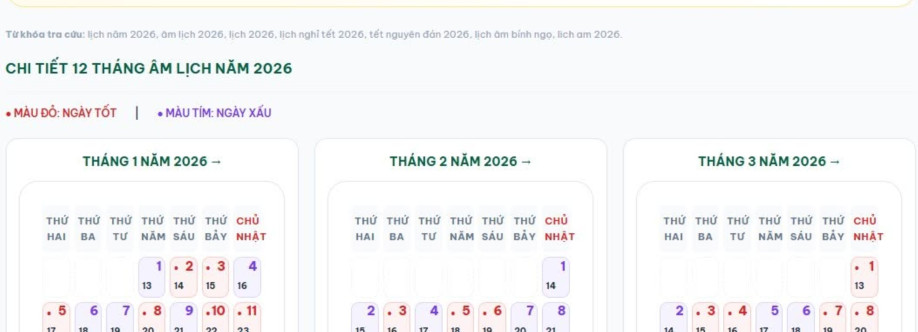Lịch Âm Hôm Nay Cover Image