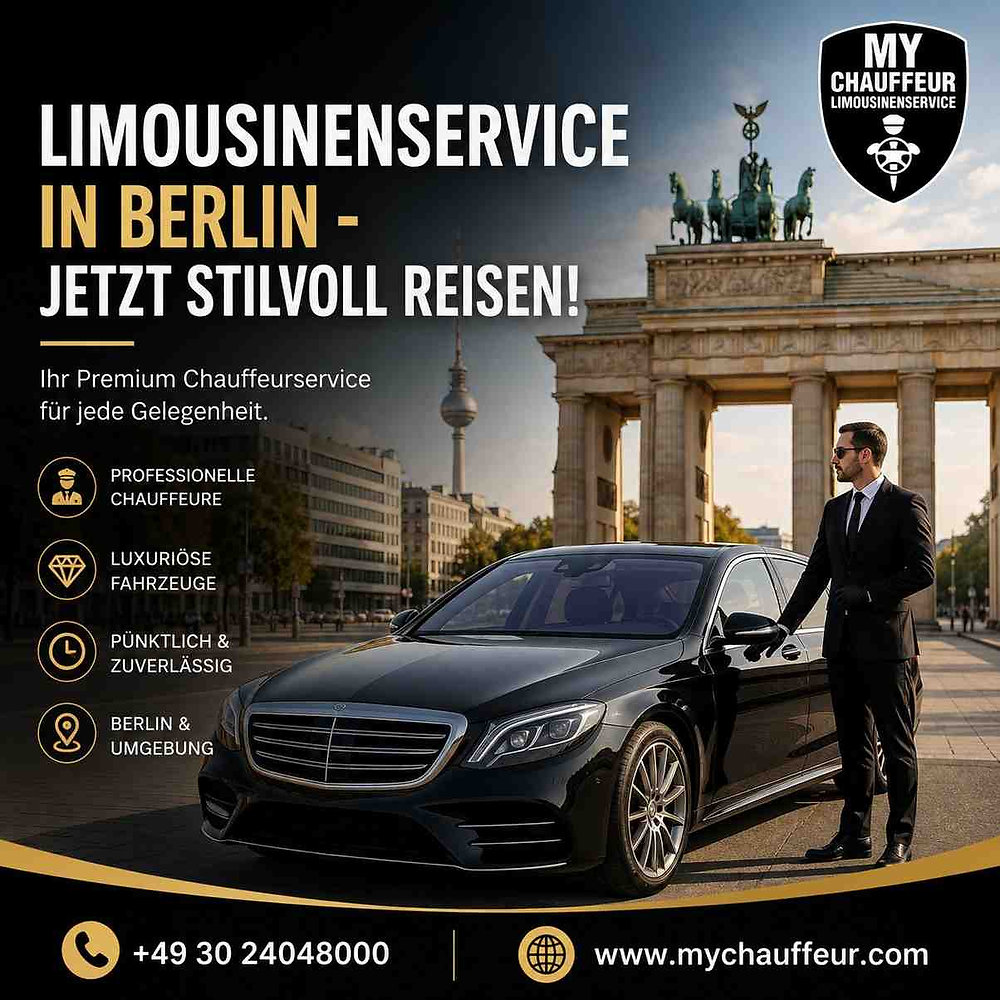 Limousinenservice in Berlin - Jetzt stilvoll reisen!