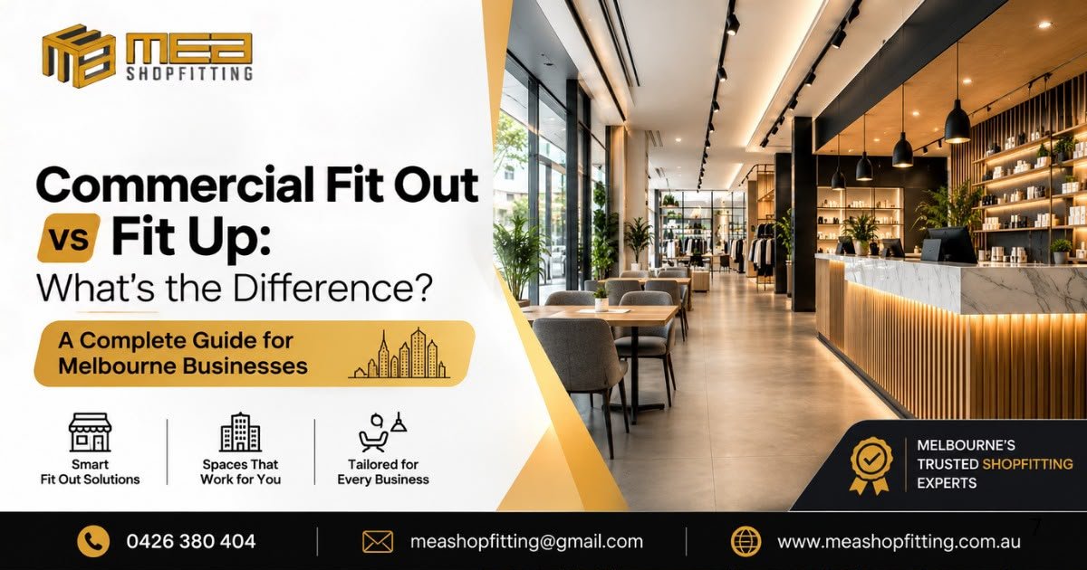 Commercial Fit Out vs Fit Up : Complete Guide for Melbourne