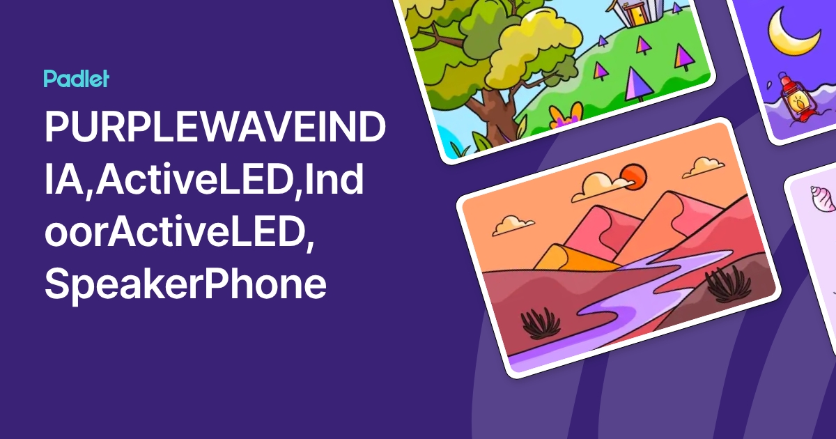 PURPLEWAVEINDIA,ActiveLED,IndoorActiveLED, SpeakerPhone