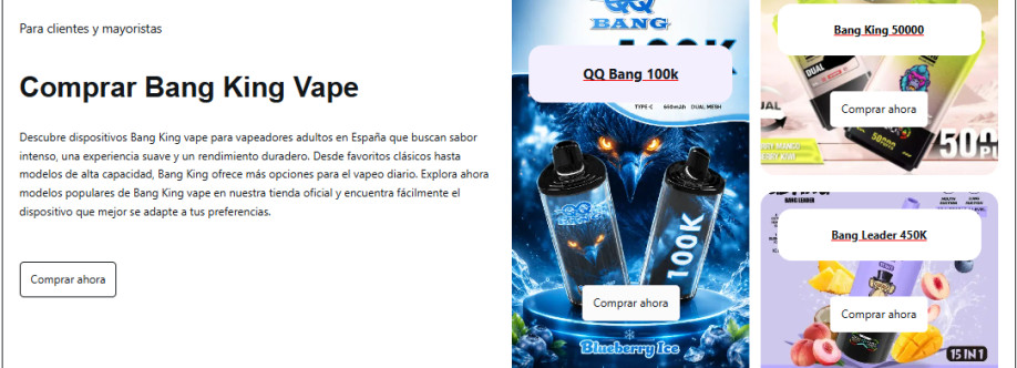 Comprar Bang King Vape Cover Image