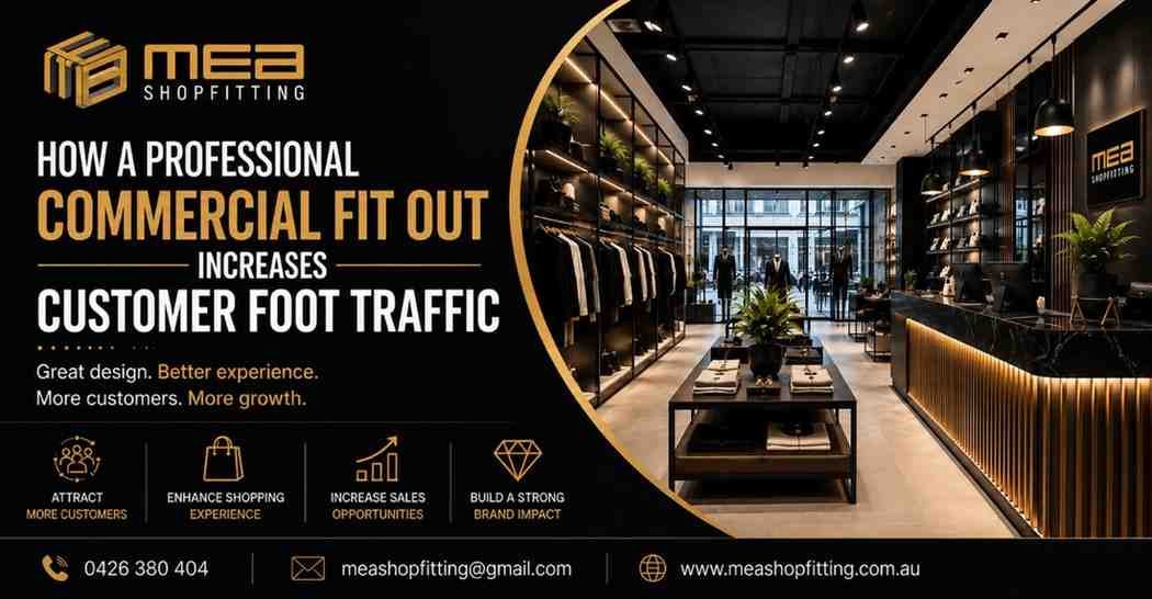 Commercial Fit Out Melbourne | Increase Customer Foot Traffic