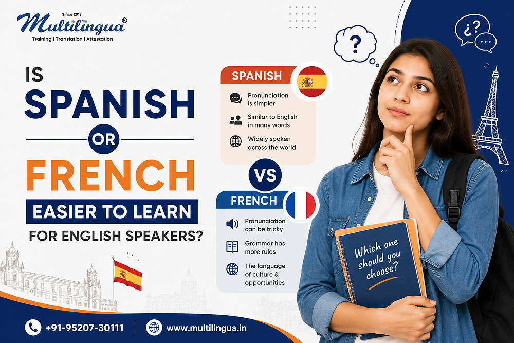 Is Spanish or French Easier to Learn for English Speakers?