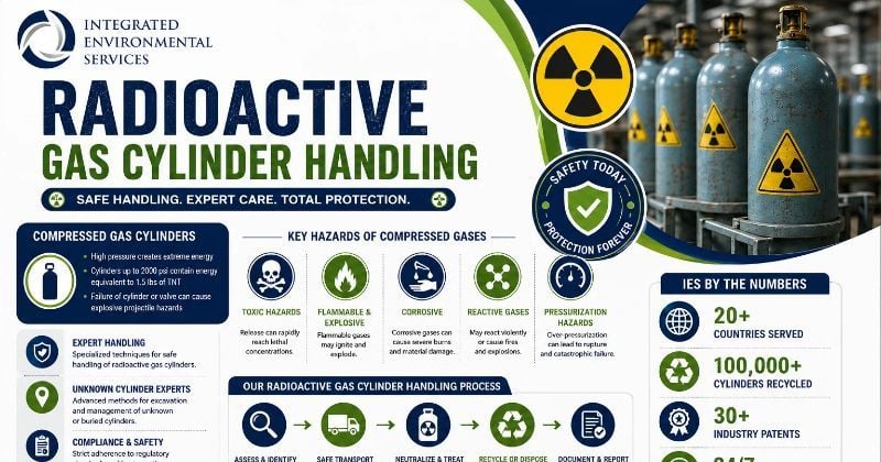 Radioactive Gas Cylinder Handling