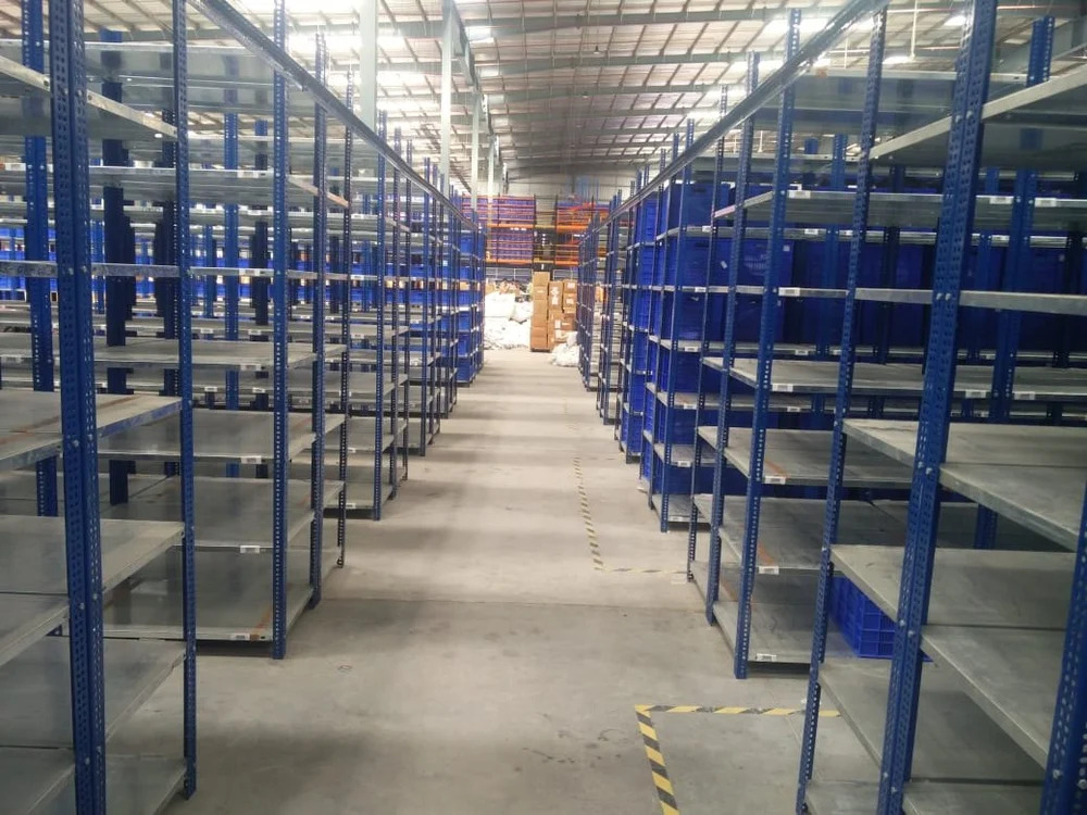 How to Choose the Best Slotted Angle Rack Manufacturer in Delhi for Industrial Storage – SPANGLE STEEL PRODUCT