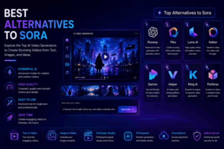 10 Best Sora Alternatives: AI Video Generators in 2026