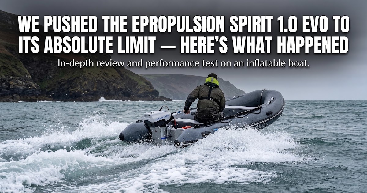 We Pushed the ePropulsion Spirit 1.0 Evo to Its Absolute Limit — Here's What Happened