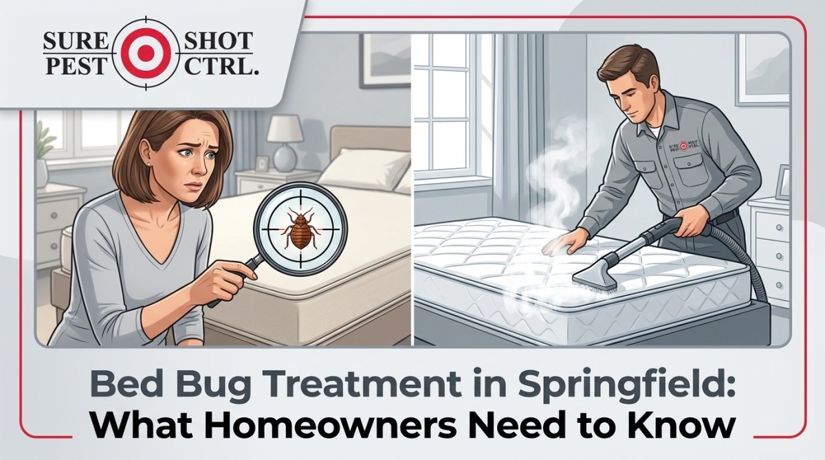 Bed Bug Treatment in Springfield: What Homeowners Need to Know – sureshotpestcontrol
