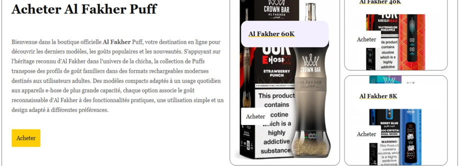 Acheter Al Fakher Puff Cover Image