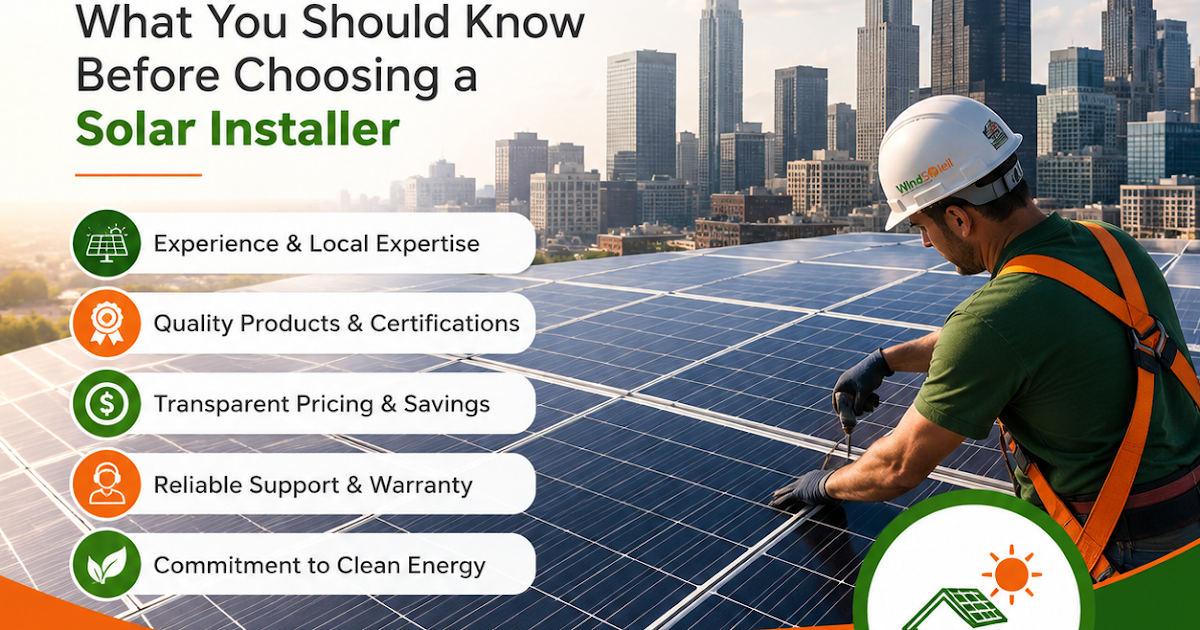 Chicago Solar Companies: What You Should Know Before Choosing a Solar Installer