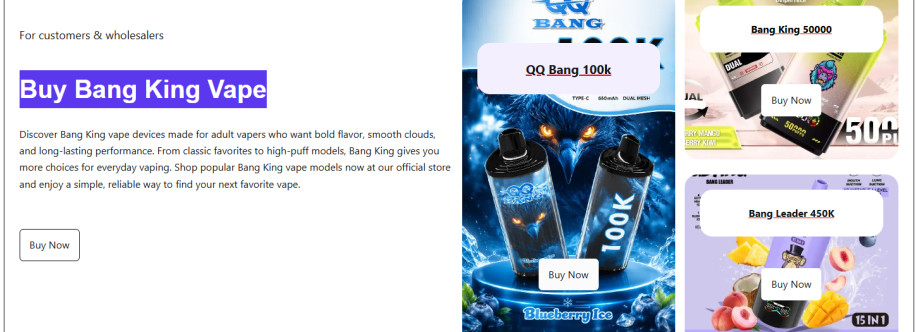 Buy Bang King Vape Cover Image