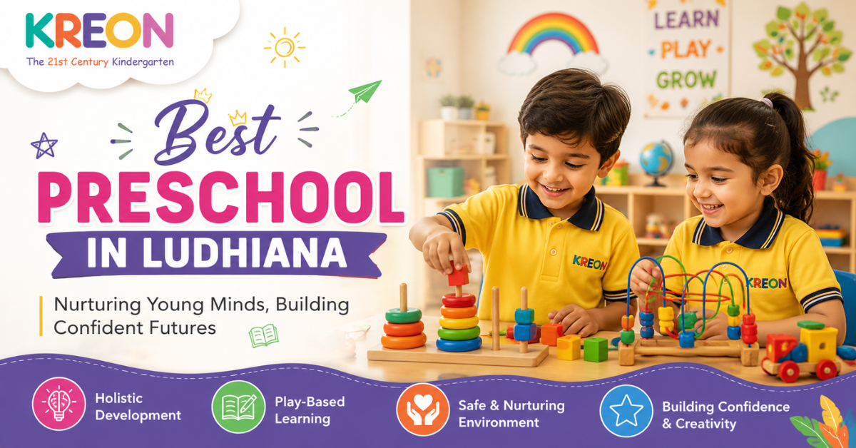Best Preschool in Ludhiana for a Happy and Confident Start  - Kreon Kindergarten