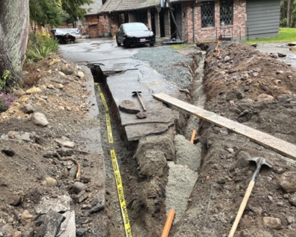 Utility Digging by Sterling Landscaping