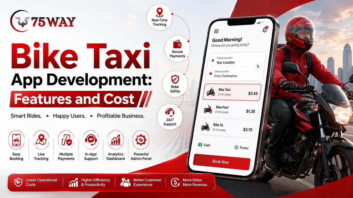 Bike Taxi App Development Company: Features, Process & Cost Guide