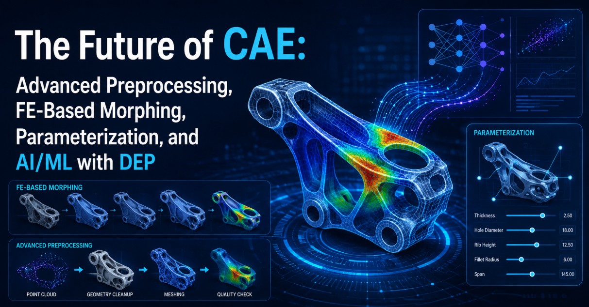 The Future of CAE: Advanced Preprocessing, FE-Based Morphing, Parameterization, and AI/ML with DEP