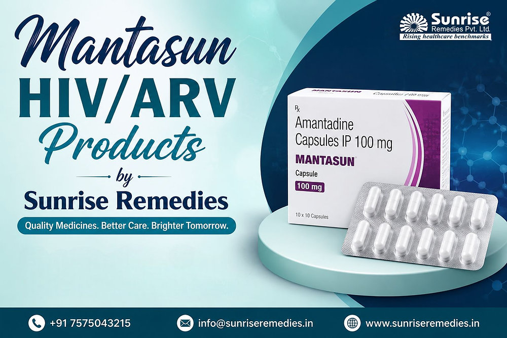 Mantasun HIV/ARV Products by Sunrise Remedies