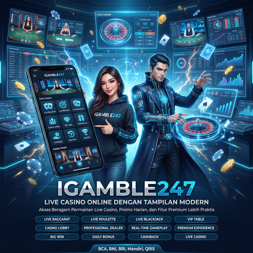 IGAMBLE247 | Live Casino Online Daftar Gratis Menang Jackpot Besar