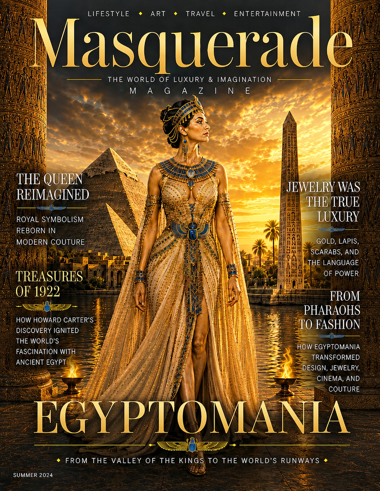 EGYPTOMANIA - Masquerade Magazine