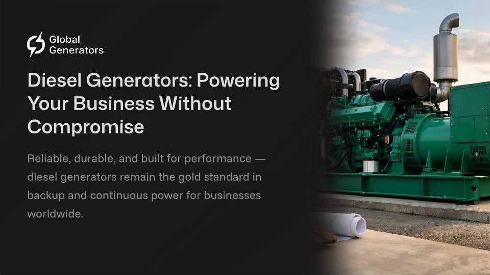 The Complete Diesel Generator Guide For Businesses & Industry