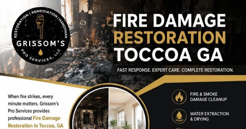 Fire Damage Restoration Toccoa GA