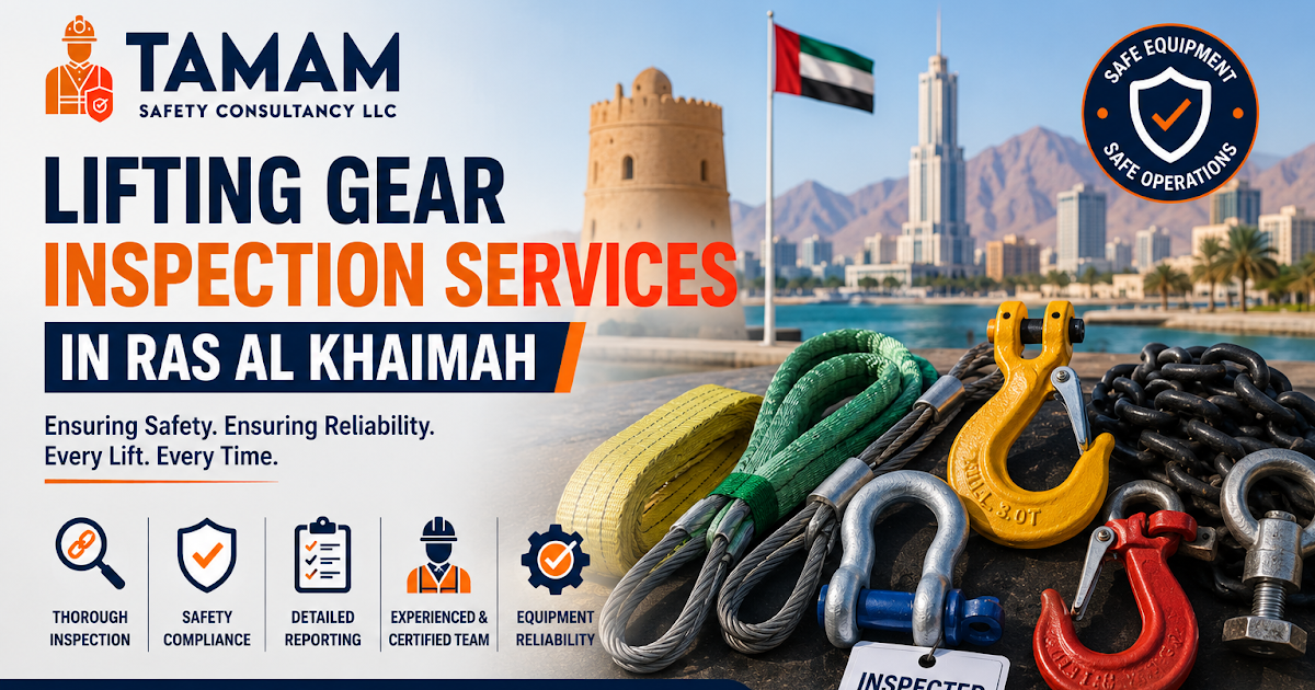 Lifting Gear Inspection Services in Ras Al Khaimah | Tamam Safety