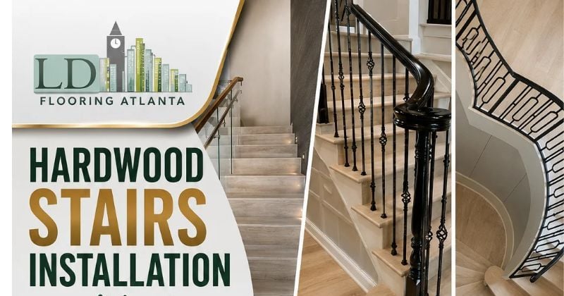 Hardwood Stairs Installation Atlanta
