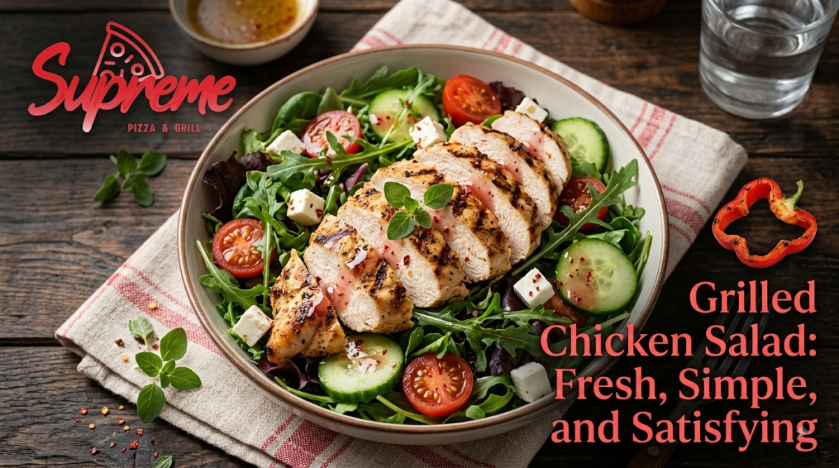 Grilled Chicken Salad: Fresh, Simple, and Satisfying – Supreme Pizza and Grill
