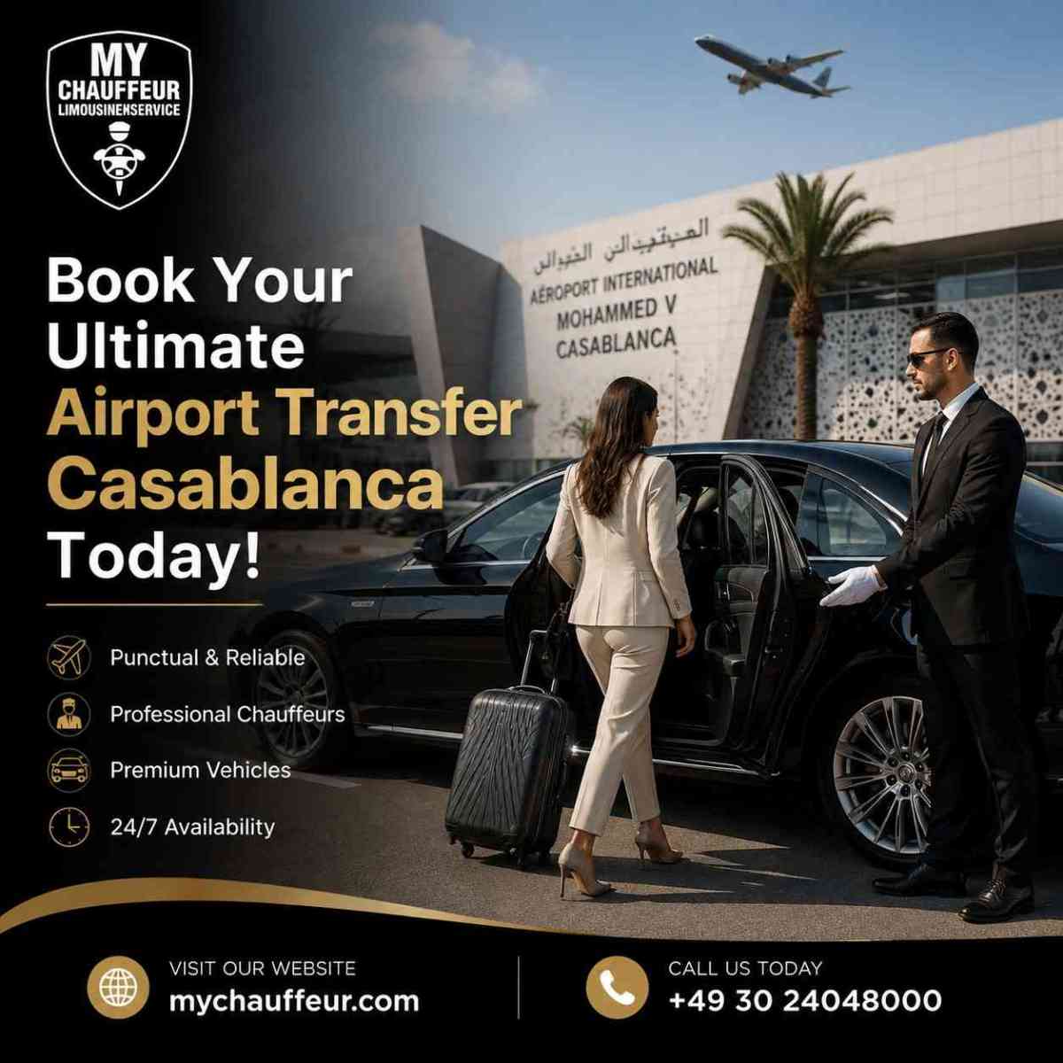 Book Your Ultimate Airport Transfer Casablanca Today! – MyChauffeur