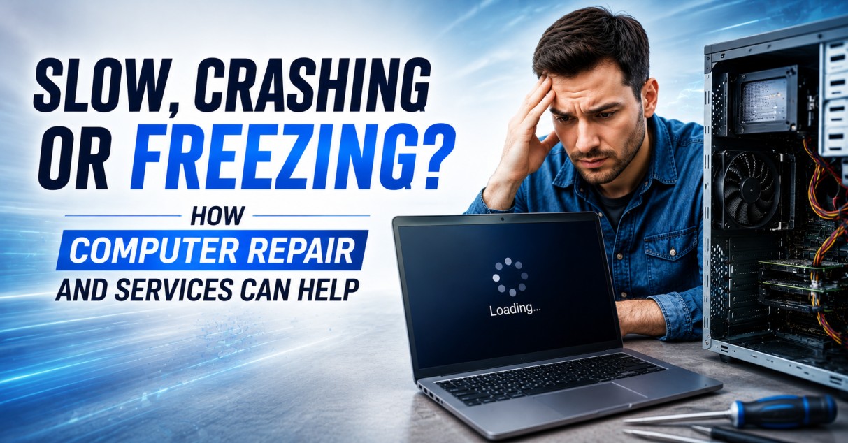 Slow, Crashing or Freezing? How Computer Repair and Services Can Help