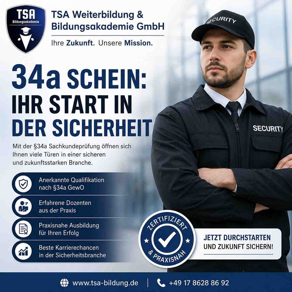 34a Schein: Ihr Start in der Sicherheit | by Tsabildung | Jul, 2026 | Medium