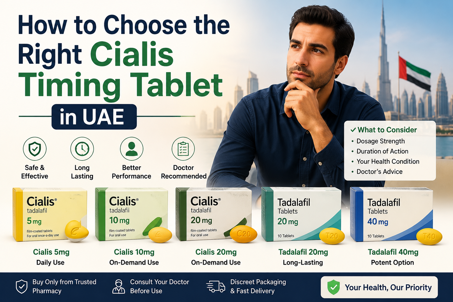 How to Choose the Right Cialis Timing Tablet in UAE