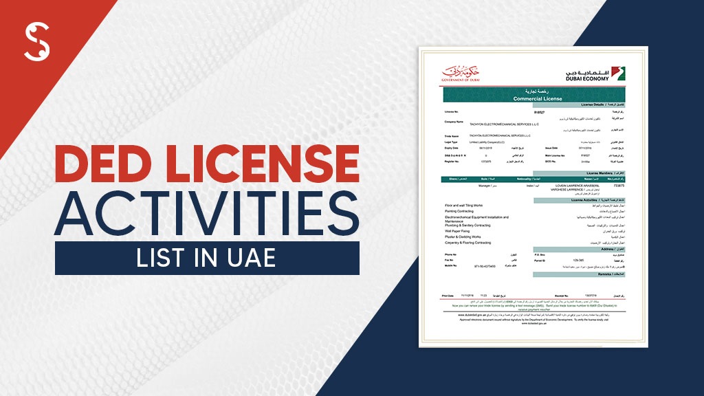 DED License Activities in UAE: List & Guide for Indians