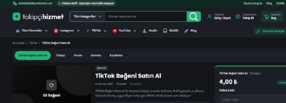 Tiktok Beğeni Satın Al Cover Image