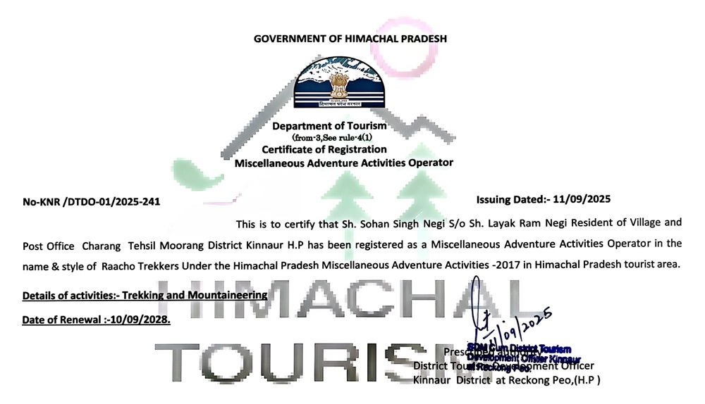 Raacho Trekkers | Spiti Valley Snow Leopard Tours & Snow Leopard Expedition Spiti