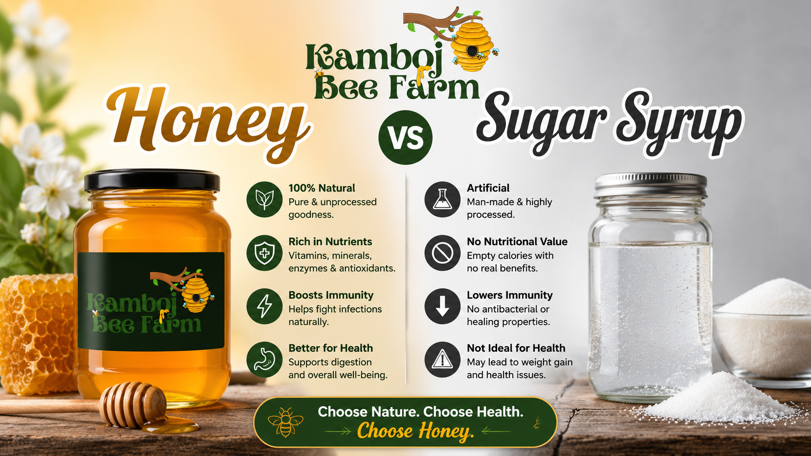 Honey vs Sugar Syrup: Adulteration Test | Kamboj Bee Farm