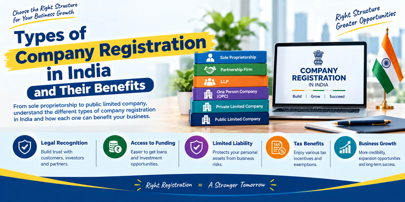 Types of Company Registration in India and Their Benefits