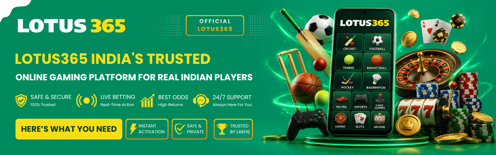 Lotus365 India | Lotus 365 Official Login & Cricket ID